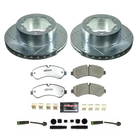 Power Stop 2019 Mercedes-Benz Sprinter 4500 Front and Rear Z36 Truck & Tow Brake Kit (1x psbK6234-36, 1x psbK8431-36) thumbnail 3