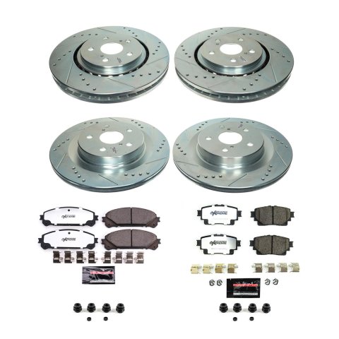 Power Stop 21-22 Toyota Sienna Front and Rear Z36 Truck & Tow Brake Kit (1x psbK8705-36, 1x psbK8716-36) thumbnail 5