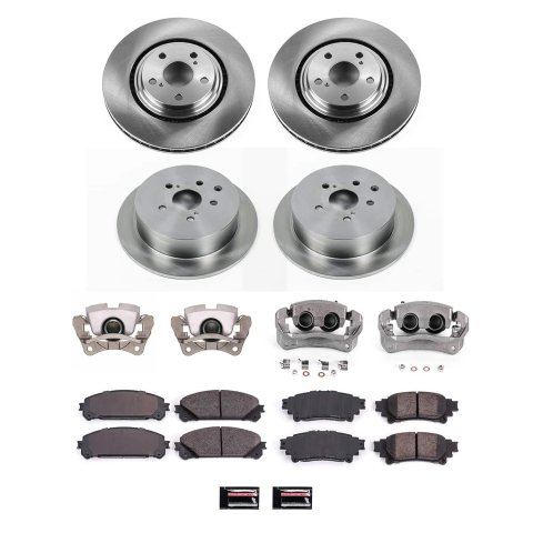 Power Stop 11-20 Toyota Sienna Front and Rear Autospecialty Kit w/Cals (Bundled Kit) thumbnail 2