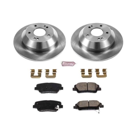 Power Stop 13-16 Hyundai Santa Fe Front and Rear Autospecialty Kit w/Cals (Bundled Kit) thumbnail 9