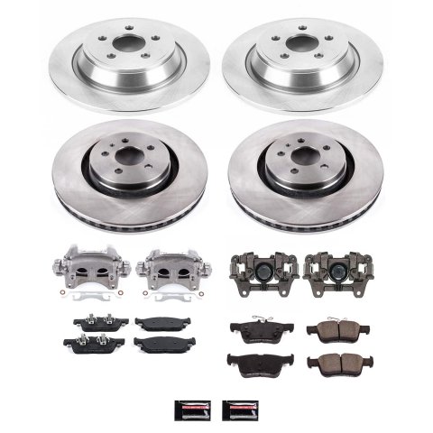 Power Stop 19-21 Lincoln Nautilus Front and Rear Autospecialty Kit w/Cals (Bundled Kit) thumbnail 2