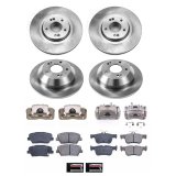 Power Stop 13-16 Hyundai Santa Fe Sport Front and Rear Autospecialty Kit w/Cals (Bundled Kit) thumbnail 2