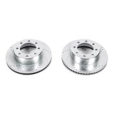 Power Stop 19-22 Ram 3500 Rear Drilled & Slotted Rotor (Pair) (1x psbAR83100XL, 1x psbAR83100XR) thumbnail 2