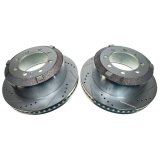 Power Stop 19-22 Ram 3500 Rear Drilled & Slotted Rotor (Pair) (1x psbAR83100XL, 1x psbAR83100XR) thumbnail 3