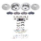 Power Stop 03-05 Hyundai Elantra Front and Rear Z23 Evolution Brake Kit (1x psbKOE15338DK, 1x psbK1093) thumbnail 2