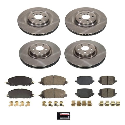 Power Stop 20-22 Lincoln Aviator Front and Rear Autospecialty Brake Kit (1x psbKOE8682, 1x psbKOE8673) thumbnail 2
