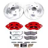 Power Stop 04-06 Dodge Durango Front Z36 Truck & Tow Kit w/Cals (1x psbK2165-36, 1x psbS4876) thumbnail 7