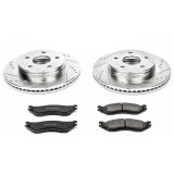 Power Stop 04-06 Dodge Durango Front and Rear Z23 Evolution Kit w/Cals (1x psbK2165, 1x psbS4836, 1x psbK2172, 1x psbS4876) thumbnail 5