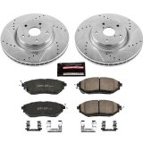 Power Stop 08-14 Subaru Tribeca Front and Rear Z23 Evolution Kit w/Cals (1x psbS3348, 1x psbK4645, 1x psbK4603, 1x psbS3234) thumbnail 5