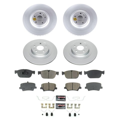 Power Stop 19-20 Volvo XC40 Front and Rear Z23 Coated Brake Kit (1x psbCRK7703, 1x psbCRK8580) thumbnail 6