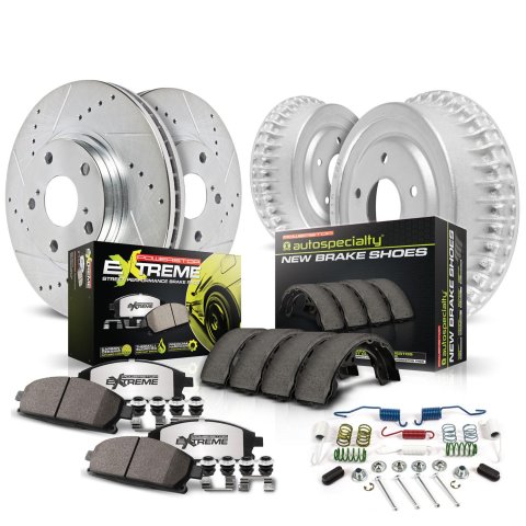 Power Stop 13-14 Honda Fit Front and Rear Z26 Street Brake Kit (1x psbKOE15318DK, 1x psbK6490-26) thumbnail 1