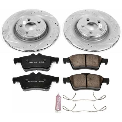 Power Stop 13-15 Jaguar XJ Front and Rear Z23 Evolution Brake Kit (1x psbK8035, 1x psbK6279) thumbnail 3