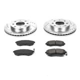 Power Stop 05-06 Hyundai Elantra Front Z23 Evolution Kit w/Calipers (1x psbK1087, 1x psbS15186) thumbnail 3