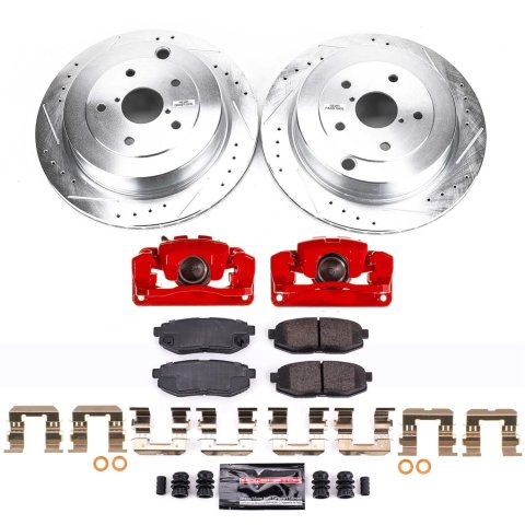 Power Stop 08-14 Subaru Tribeca Rear Z23 Evolution Kit w/Calipers (1x psbK4645, 1x psbS3234) thumbnail 2