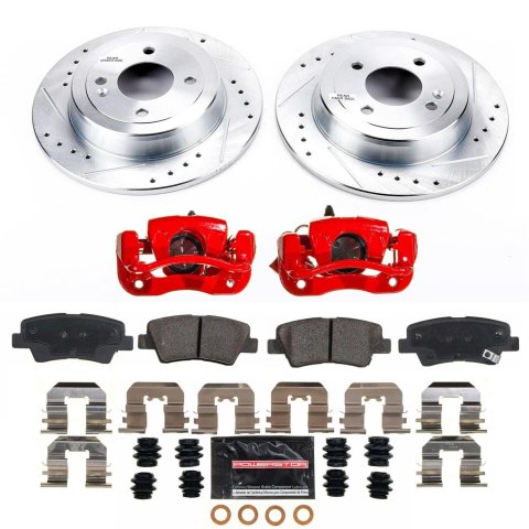 Power Stop 12-17 Kia Rio Rear Z23 Evolution Kit w/Calipers (1x psbK6507, 1x psbS15162) thumbnail 2