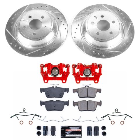 Power Stop 17-20 Lincoln MKZ Rear Z23 Evolution Kit w/Calipers (1x psbK7144, 1x psbS15140) thumbnail 6
