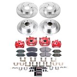 Power Stop 2019 Nissan Sentra Front and Rear Z23 Evolution Kit w/Calipers (1x psbK8335, 1x psbS3306, 1x psbS3582, 1x psbK6961) thumbnail 2