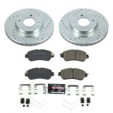 Power Stop 2019 Nissan Sentra Front and Rear Z23 Evolution Kit w/Calipers (1x psbS3582, 1x psbS6640, 1x psbK8334, 1x psbK8326) thumbnail 7