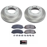 Power Stop 10-12 Ford F-450 Super Duty Front Semi-Coated Rotor Kit (1x psb17-1069, 2x psbAR85107SCR) thumbnail 5