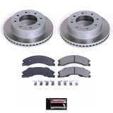 Power Stop 2011 GMC Sierra 3500 HD Front Semi-Coated Rotor Kit (1x psb17-1411, 2x psbAR82153SCR) thumbnail 5