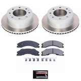 Power Stop 11-19 GMC Sierra 3500 HD Rear Semi-Coated Rotor Kit (1x psb17-1411, 2x psbAR82155SCR) thumbnail 5