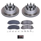 Power Stop 10-11 Ford F-350 Super Duty Front Semi-Coated Rotor Kit (1x psb17-1333, 2x psbAR85138SCR) thumbnail 5