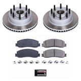 Power Stop 2012 Ford F-350 Super Duty Front Semi-Coated Rotor Kit (1x psb17-1631, 2x psbAR85138SCR) thumbnail 5