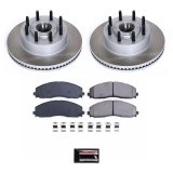Power Stop 13-22 Ford F-350 Super Duty Front Semi-Coated Rotor Kit (1x psb17-1680, 2x psbAR85169SCR) thumbnail 5