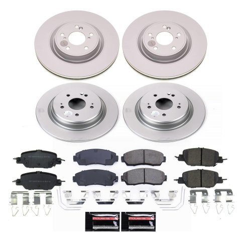 Power Stop 20-22 Honda CR-V Front and Rear Z17 Coated Brake Kit (1x psbCRK7528, 1x psbCRK8928) thumbnail 5