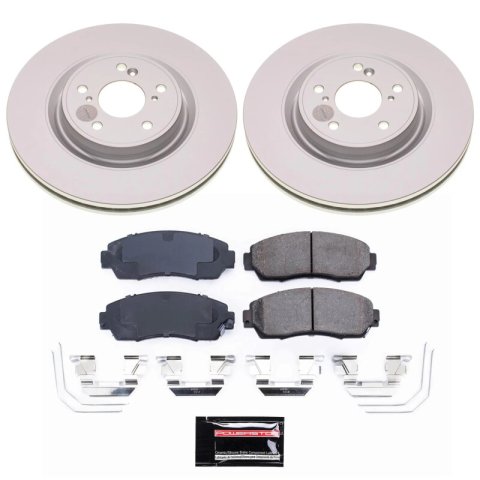 Power Stop 20-22 Honda CR-V Front and Rear Z17 Coated Brake Kit (1x psbCRK7528, 1x psbCRK8928) thumbnail 6