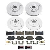 Power Stop 2022 Cadillac XT6 Front and Rear Z17 Coated Brake Kit (1x psbCRK8683, 1x psbCRK9076) thumbnail 1