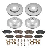 Power Stop 2009 Infiniti FX35 Front and Rear Z17 Coated Brake Kit (1x psbCRK5264, 1x psbCRK9134) thumbnail 2