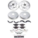 Power Stop 12-18 Ford Focus Front and Rear Z23 Evolution Brake Kit (1x psbK5976, 1x psbKOE15470DK) thumbnail 3