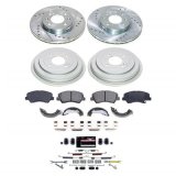 Power Stop 13-17 Hyundai Accent Front and Rear Z23 Evolution Brake Kit (1x psbK6508, 1x psbKOE15476DK) thumbnail 3