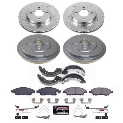 Power Stop 12-19 Nissan Versa Front and Rear Z23 Evolution Brake Kit (1x psbK6096, 1x psbKOE15477DK) thumbnail 3