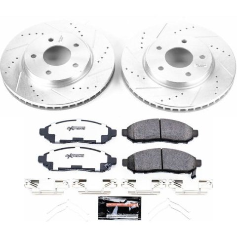 Power Stop 15-18 Chevrolet City Express Front and Rear Z36 Truck & Tow Brake Kit (1x psbK6492-36, 1x psbKOE15478DK) thumbnail 4