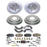 Power Stop 20-22 Hyundai Venue Front and Rear Z23 Evolution Brake Kit (1x psbK8663, 1x psbKOE15481DK) thumbnail 3