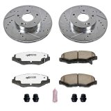 Power Stop 20-21 Honda Civic Front and Rear Z26 Street Brake Kit (1x psbK1043-26, 1x psbK8330-26) thumbnail 9