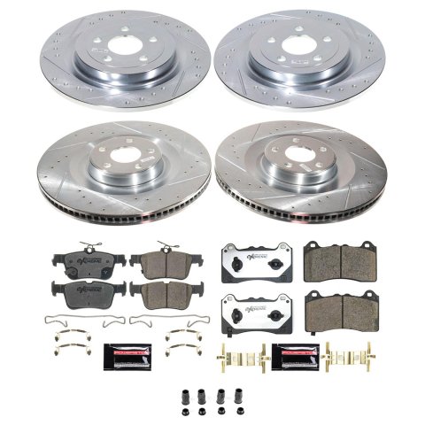 Power Stop 21-23 Ford Mustang Mach-E Front and Rear Z26 Street Brake Kit (1x psbK8745-26, 1x psbK8766-26) thumbnail 3