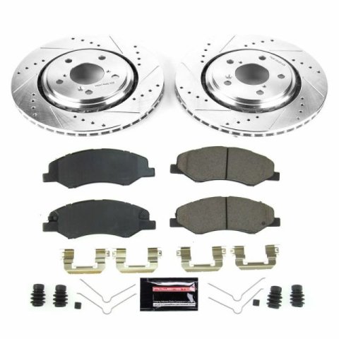 Power Stop 21-22 Honda Odyssey Front and Rear Z23 Evolution Brake Kit (1x psbK7670, 1x psbK8768) thumbnail 3
