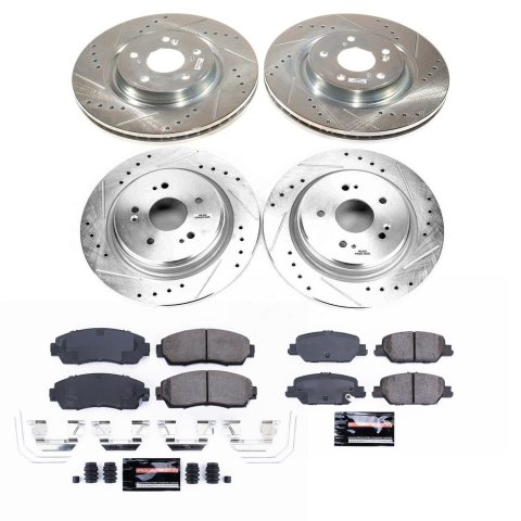 Power Stop 20-22 Honda CR-V Front and Rear Z23 Evolution Brake Kit (1x psbK7528, 1x psbK8928) thumbnail 6