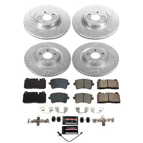 Power Stop 13-15 Audi Q5 Front and Rear Z23 Evolution Brake Kit (1x psbK5678, 1x psbK9025) thumbnail 9