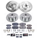 Power Stop 09-10 Hyundai Sonata Front and Rear Z23 Evolution Brake Kit (1x psbK4647, 1x psbK9060) thumbnail 1