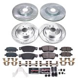 Power Stop 14-15 Infiniti Q60 Front and Rear Z23 Evolution Brake Kit (1x psbK3022, 1x psbK9062) thumbnail 6