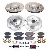 Power Stop 08-09 Infiniti EX35 Front and Rear Z23 Evolution Brake Kit (1x psbK112, 1x psbK9064) thumbnail 9