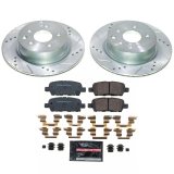 Power Stop 08-09 Infiniti EX35 Front and Rear Z23 Evolution Kit w/Calipers (1x psbK112, 1x psbS6036, 1x psbS2870B, 1x psbK9064) thumbnail 5