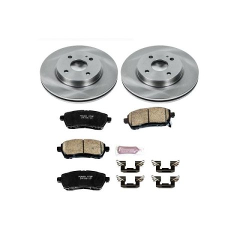 Power Stop 11-14 Mazda 2 Front and Rear Autospecialty Brake Kit (1x psbKOE6344, 1x psbKOE15514DK) thumbnail 7