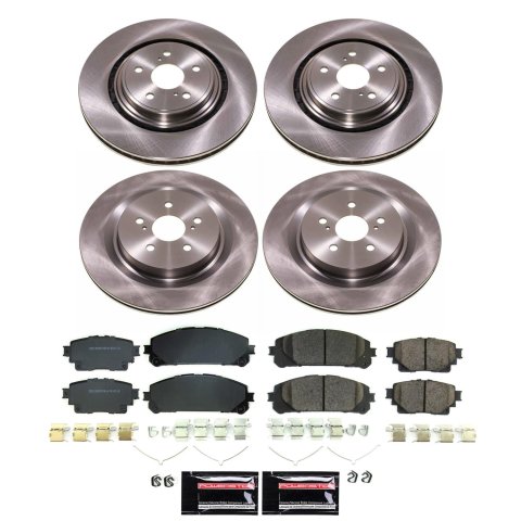 Power Stop 20-22 Toyota Highlander Front and Rear Autospecialty Brake Kit (1x psbKOE8753, 1x psbKOE8773) thumbnail 6