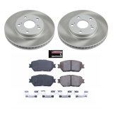 Power Stop 02-06 Toyota Camry Front and Rear Semi-Coated Rotor Kit (1x psbSC1064, 1x psbSC2418) thumbnail 6