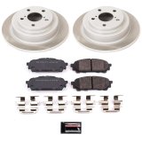 Power Stop 05-06 Saab 9-2X Front and Rear Semi-Coated Rotor Kit (1x psbSC1124, 1x psbSC447) thumbnail 2
